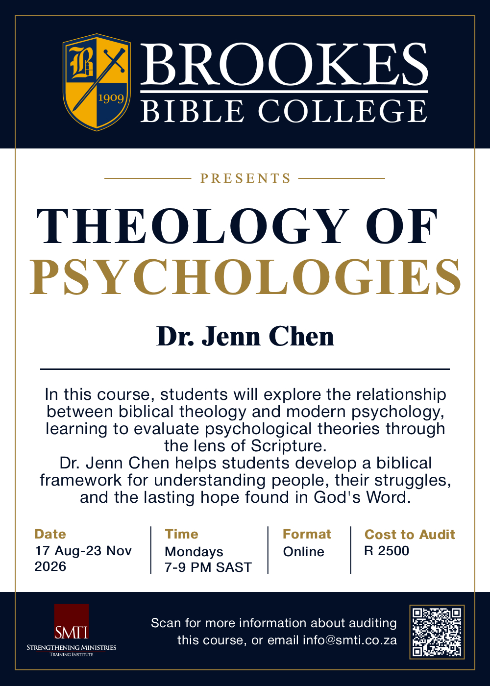 Theology of Psychology flyer